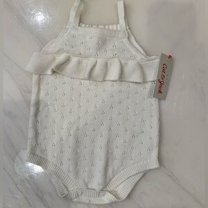 Cat & Jack Cream Knit Diaper Cover..#544